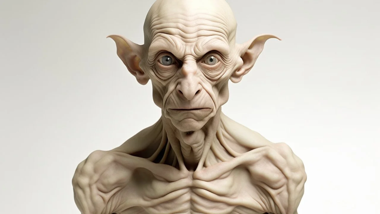 Moises , sin pelo con mirada vaga y color de piel blanca
