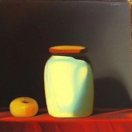 still life jar