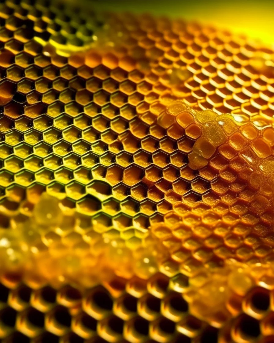 honeycombs different sizes, background phoro