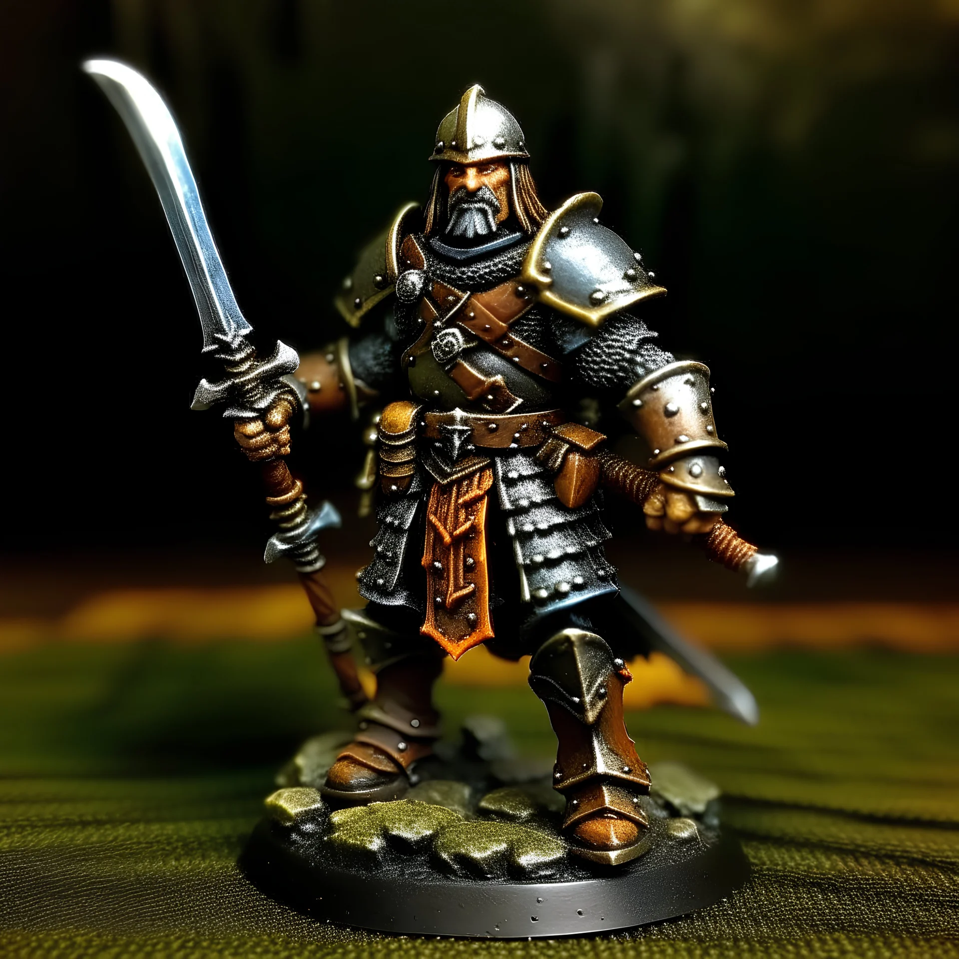 conquistador inspired fantasy townsguard sergeant