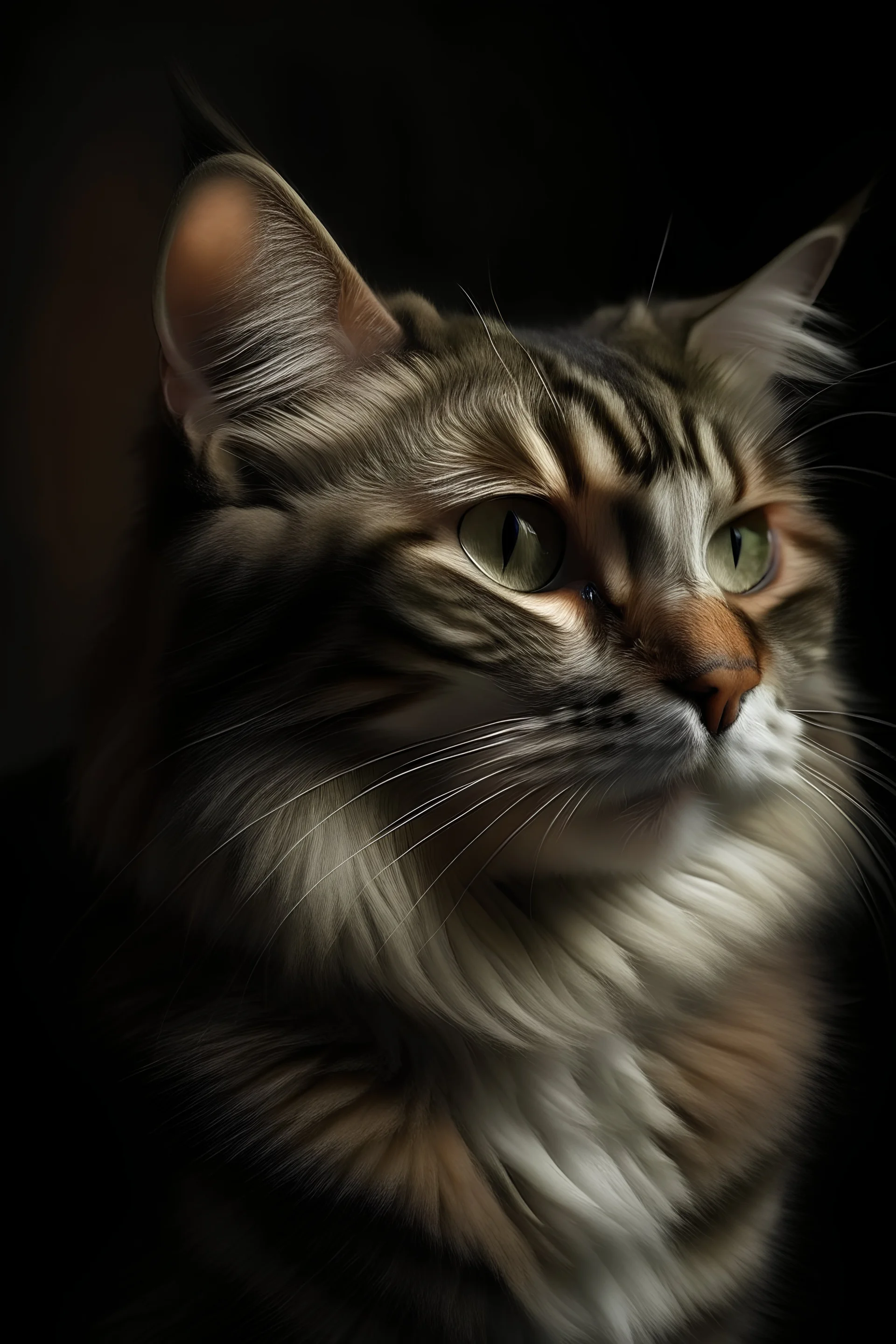Potrait of a cat