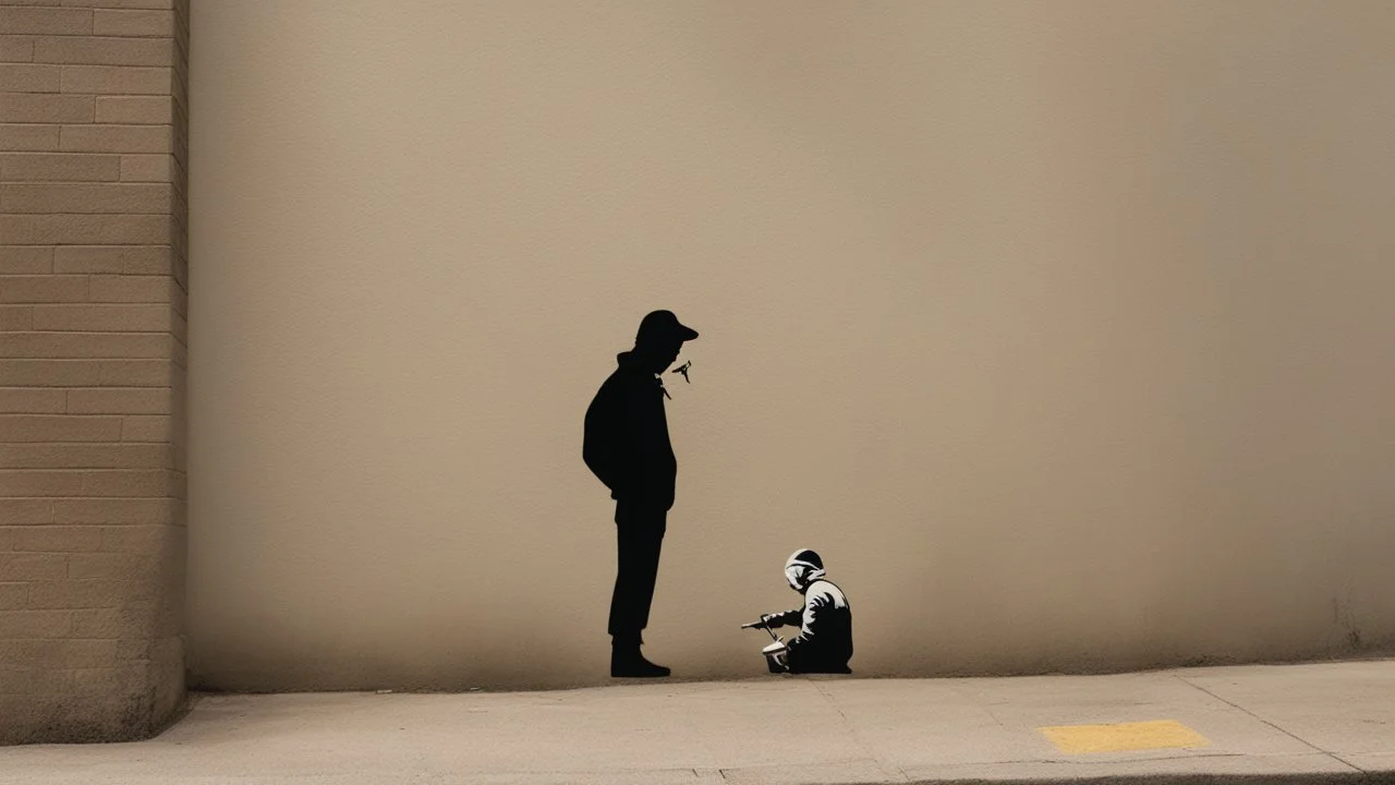 hacker by banksy