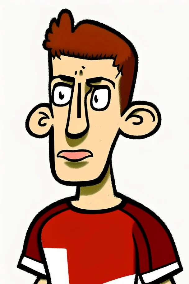 Alfie Whiteman Footballer ,cartoon 2d