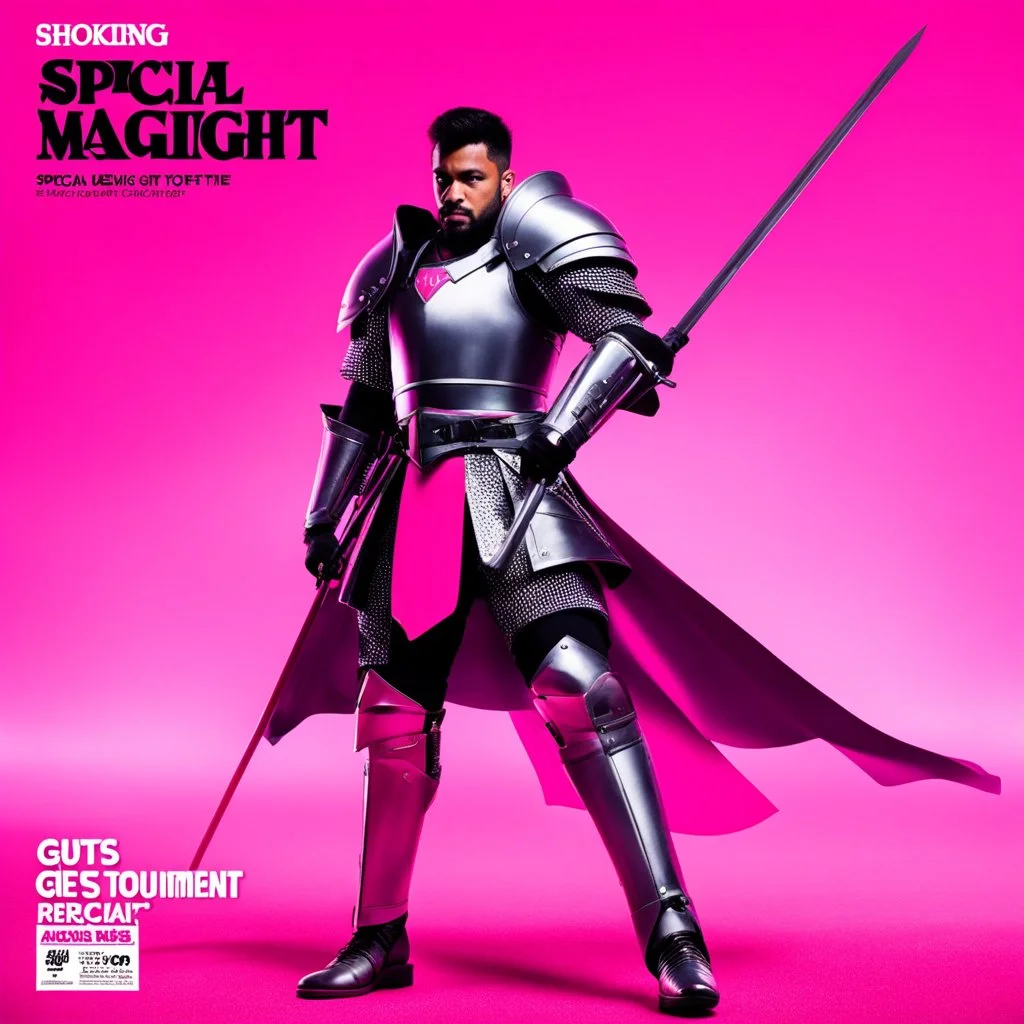 SHOCKING PINK magazine cover: special knight gets ready for the tournament issue