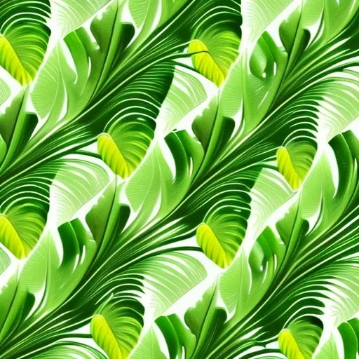 large tropical leaf repeat pattern various tropical plants monstera, greens and yellows with patterns, high definition 4k quality, repeat pattern wallpaper