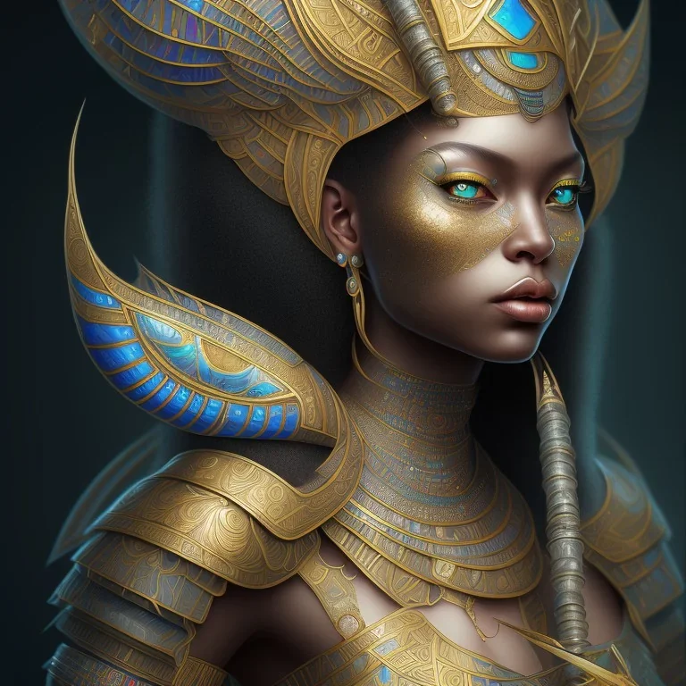 sango fantasy, fantasy magic, intricate, sharp focus, illustration, highly detailed, digital painting, concept art, matte, masterpiece head sexy Indonisian beauty black afro hair earth lady silver tiger head Egyptian princess pyramid