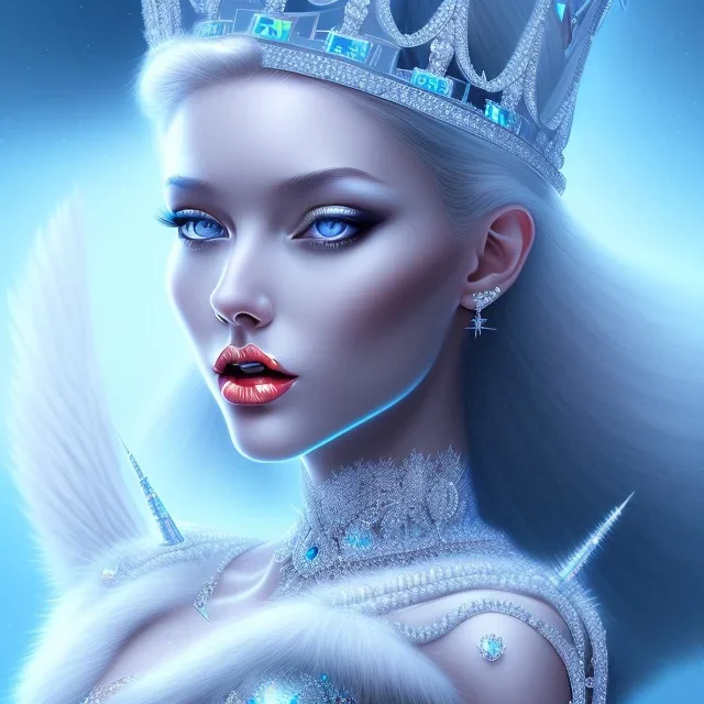 Ice crystal queen full image