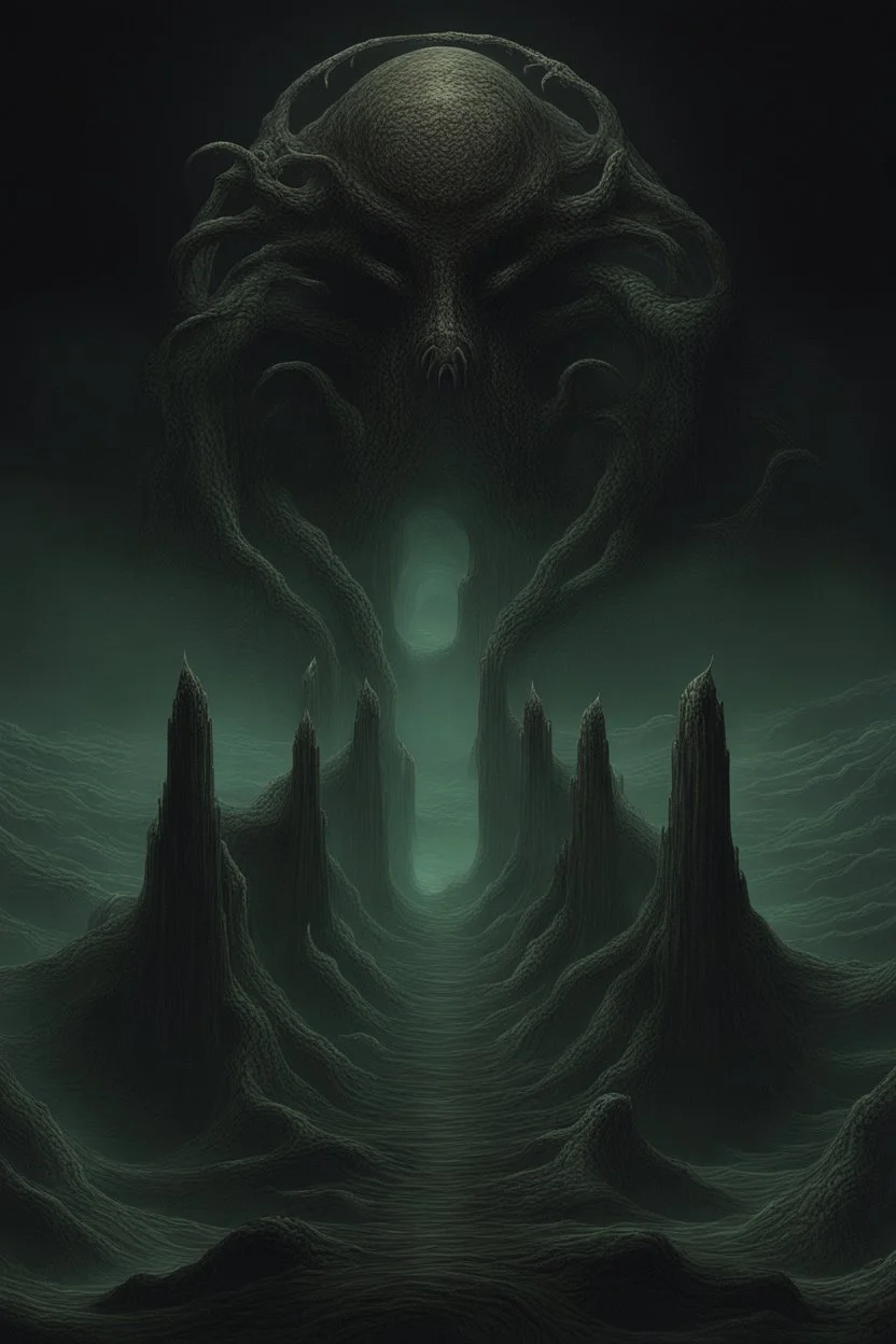 photorealistic scary void divine horror cosmic dread lovecraftian incomprehensible void void void abyss abyss hell