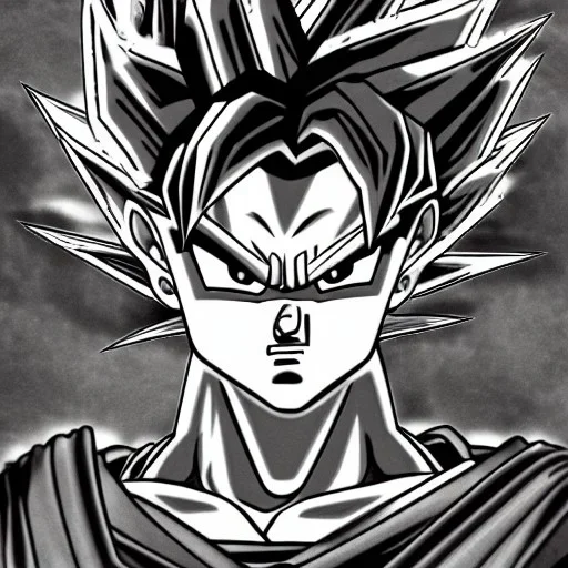 Angry goku by Toyotarou