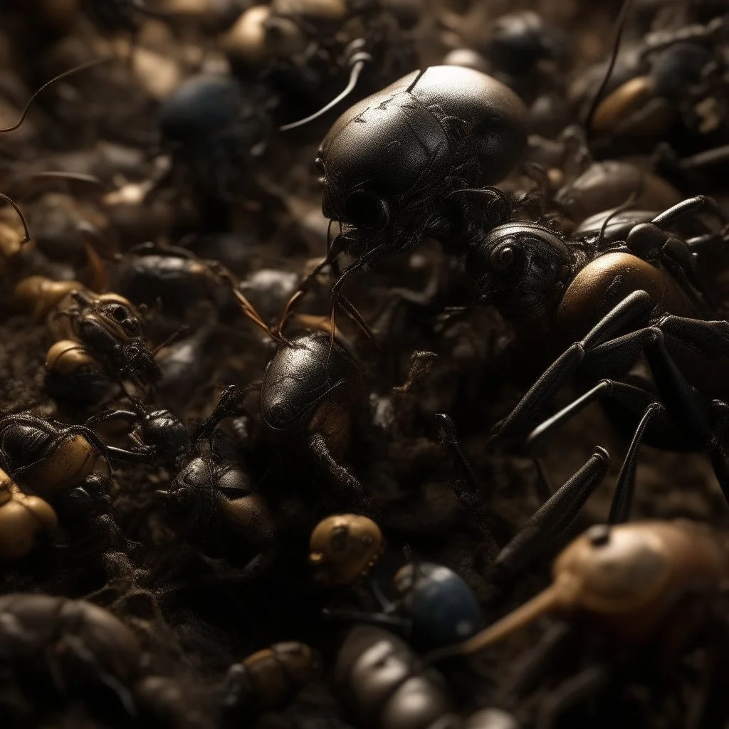 horror, infested, swarm, mechanical, robot, insects, bugs, cockroaches, flies, spiders, ticks, parasites screaming person, pain, decay