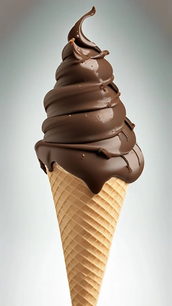 Chocolate Ice cream cone