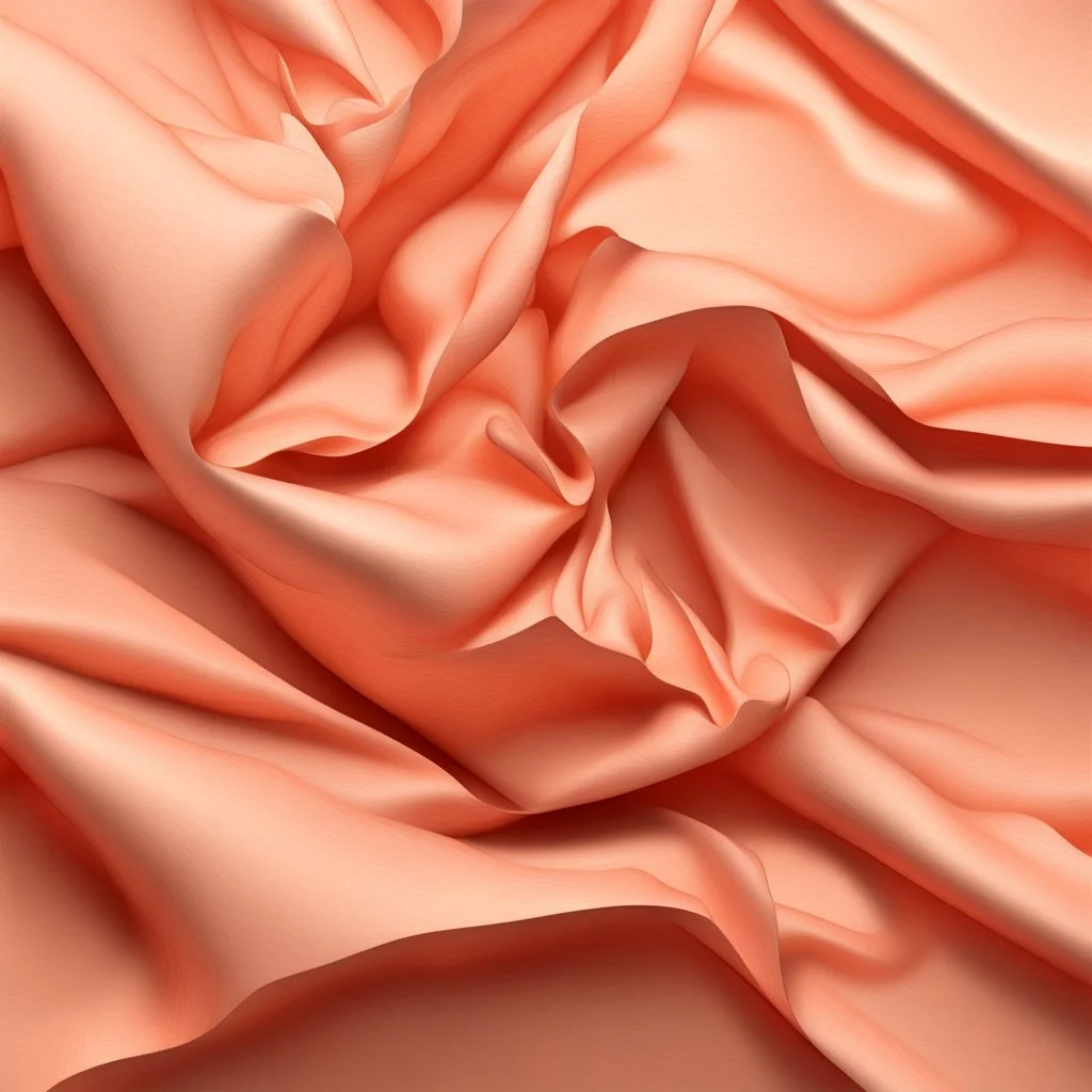 Hyper Realistic peach-colored-Wrinkled-Paper