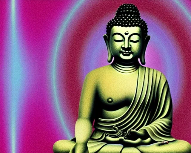 Buddha, bliss, holograph