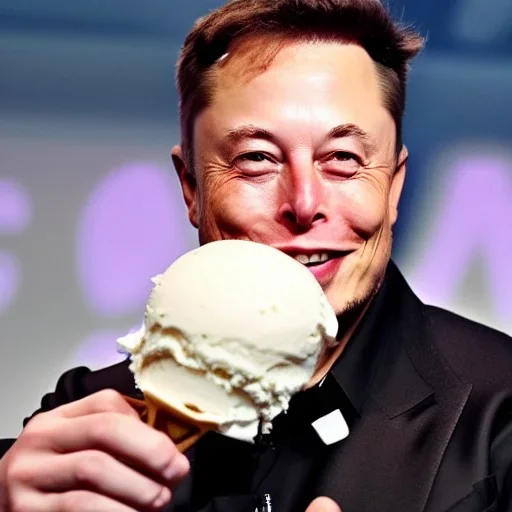 Elon musk as ice cream