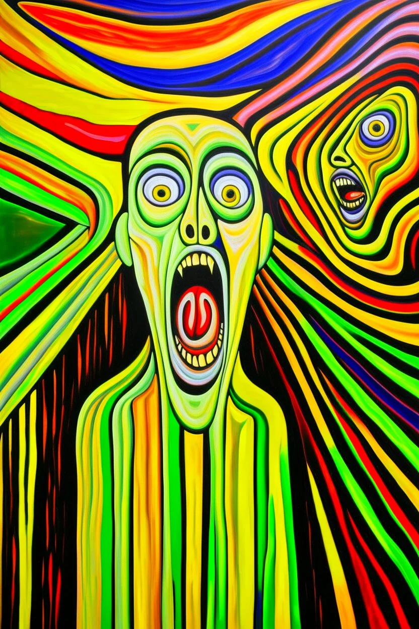 Pablo Picasso's interpretation of The Scream"; Cubism