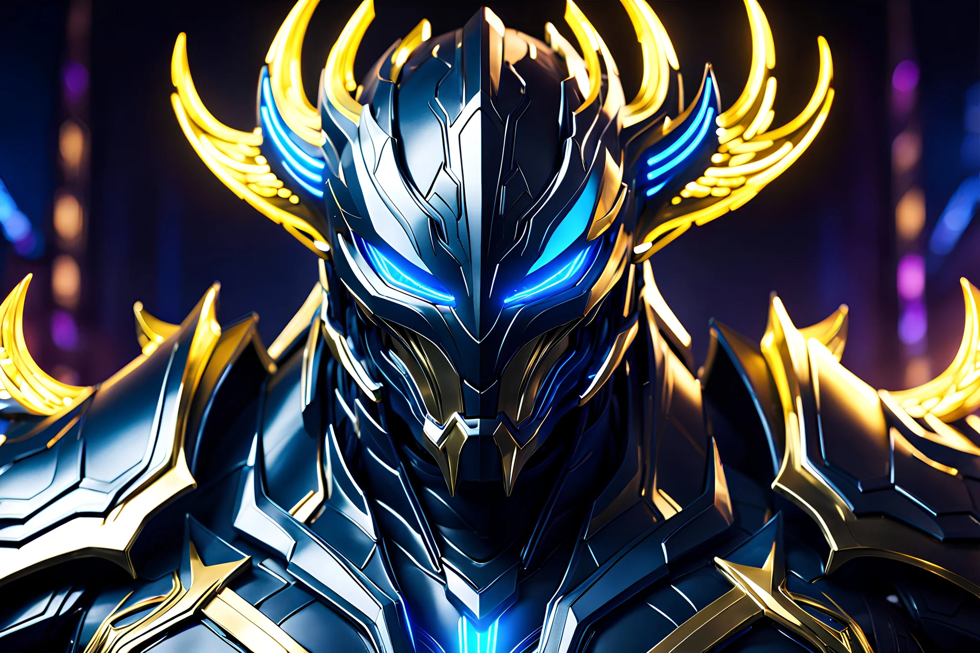 Galio venom in 8k solo leveling shadow artstyle, mask, galio them, close picture, neon lights, intricate details, highly detailed, high details, detailed portrait, masterpiece,ultra detailed, ultra quality