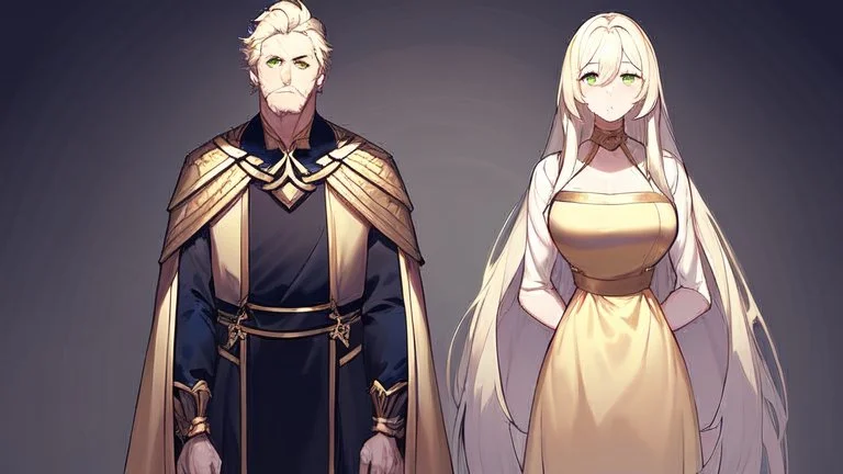 A woman who had green eyes and long blond hair that she wore in elaborate coiffures. Being known as someone at the height of fashion, prior to her disappearance, she favored wearing green and golden outfits to match her physical features.