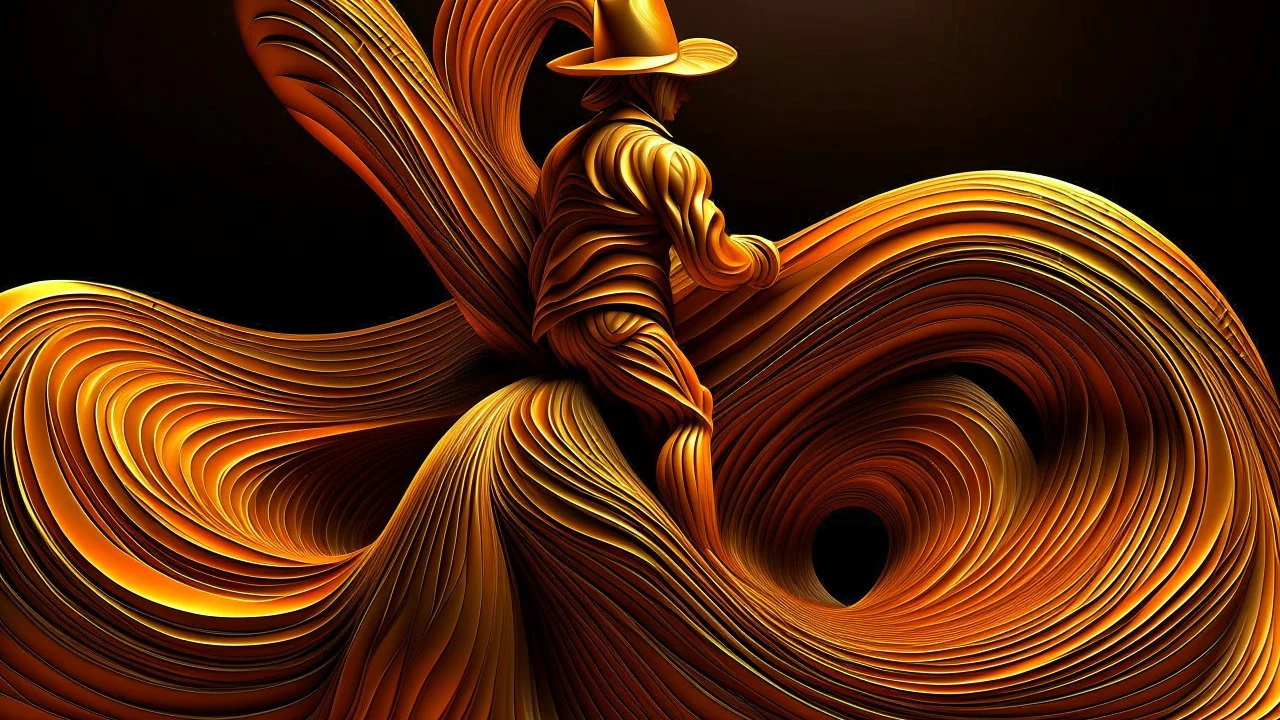 Modern Art. 3d Rendering. Western Art.