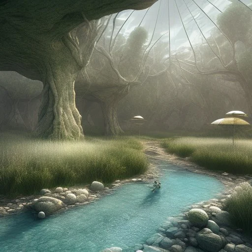 a place to chill, no humans, no animals, photorealistic