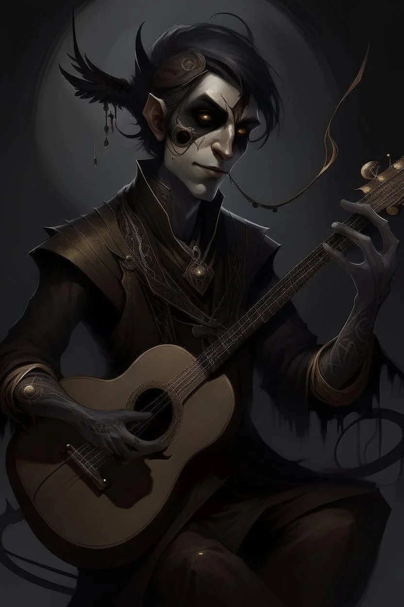 A dark trickster that controls musical instruments and people's souls