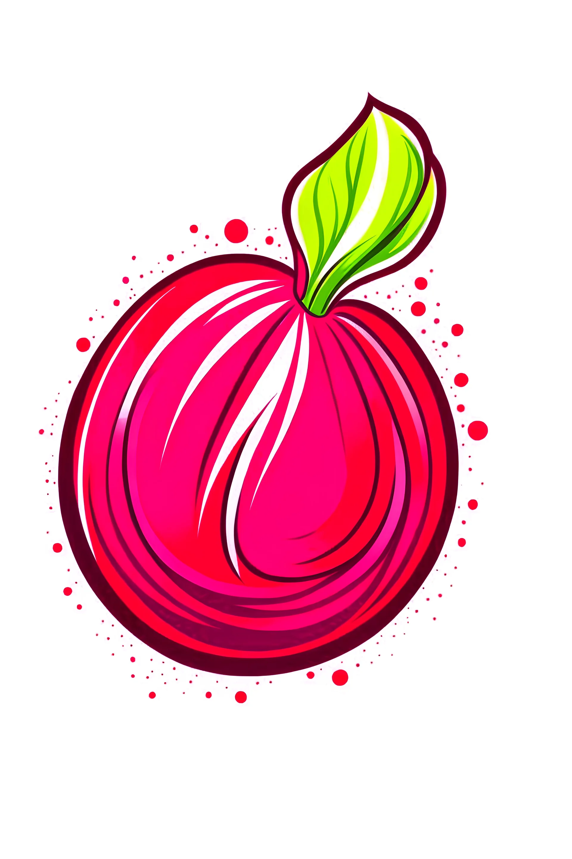 Logo for beetroot vecto