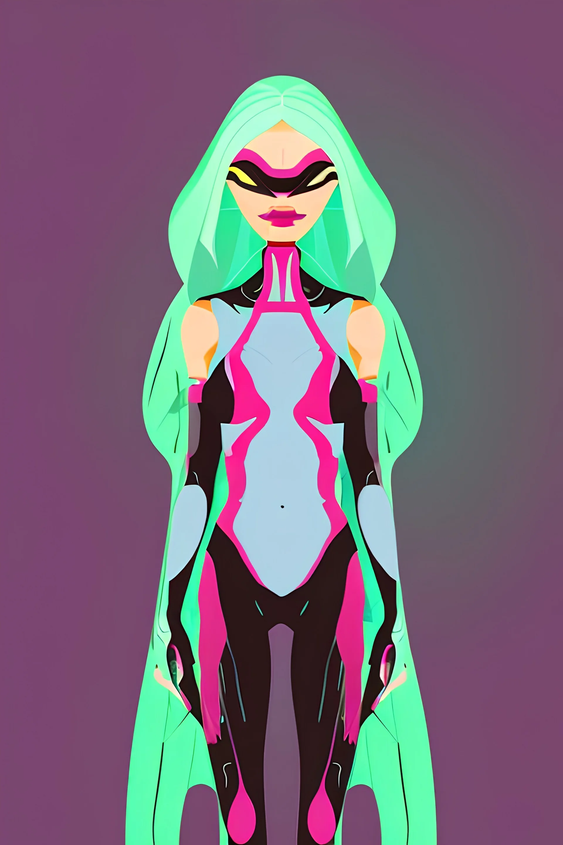 "Alien female vector"