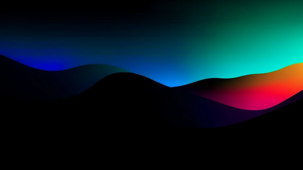 Abstract, minimalistic wallpaper with two hues, gradient, dark, vibrant