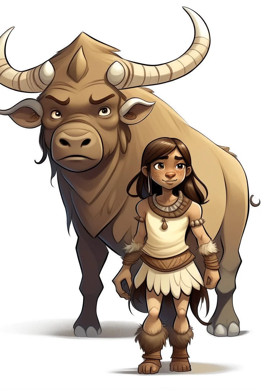 minotaur girl inuit brown