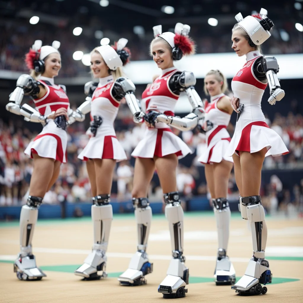 Robotic cheerleaders