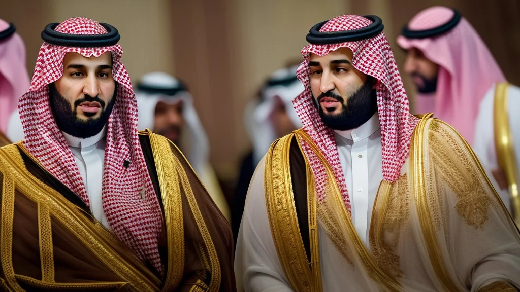 ولي العهد محمد بن سلمان يضرب نفسه بالسلاسل