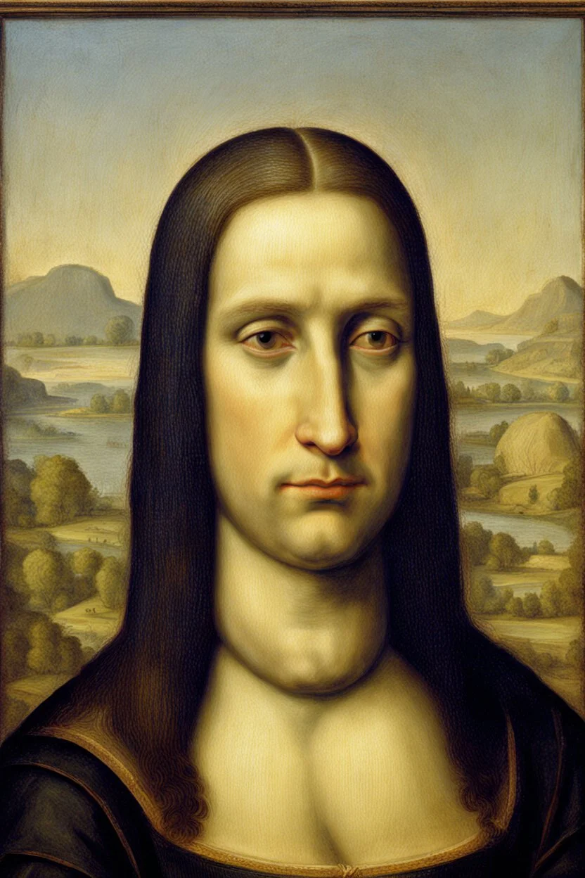 Mona Lisa als mann