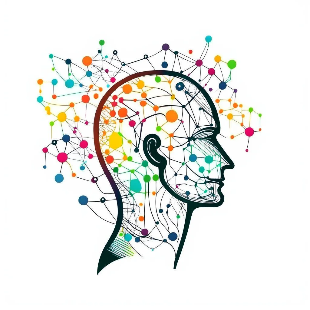 satisfied deep learning white background