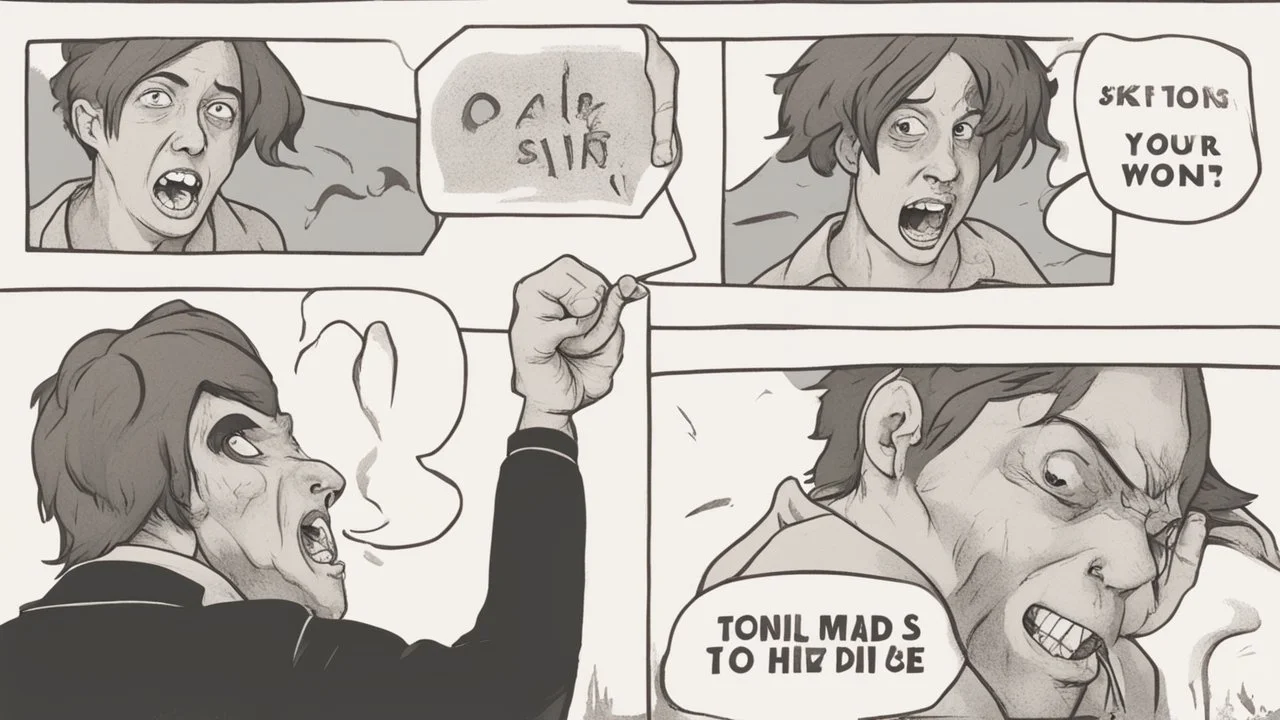 شخص يصارخ ويعاني وواضح عليه انو بدو يموت