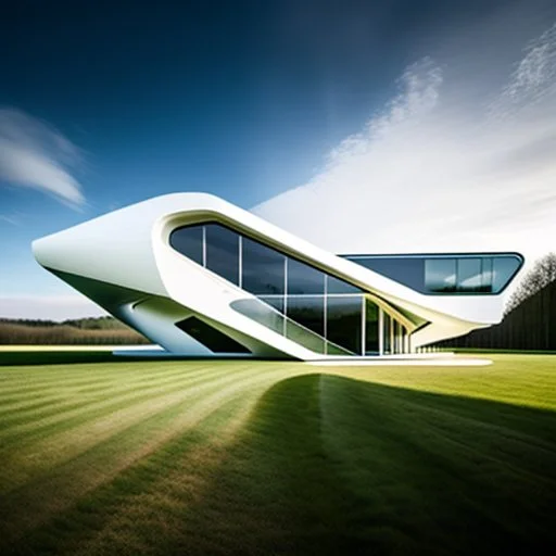 Casa campestre estilo Zaha Hadid