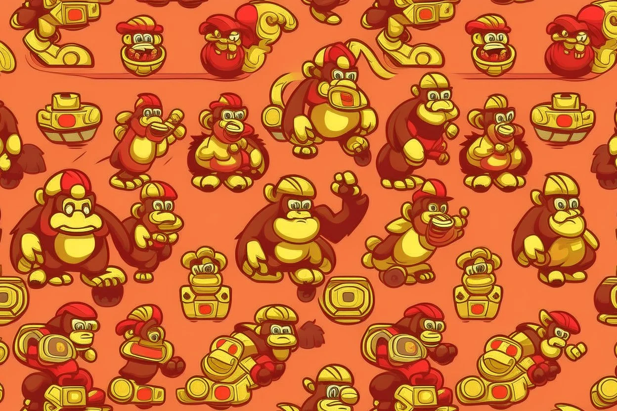 DONKEYKONG theme PATTERN