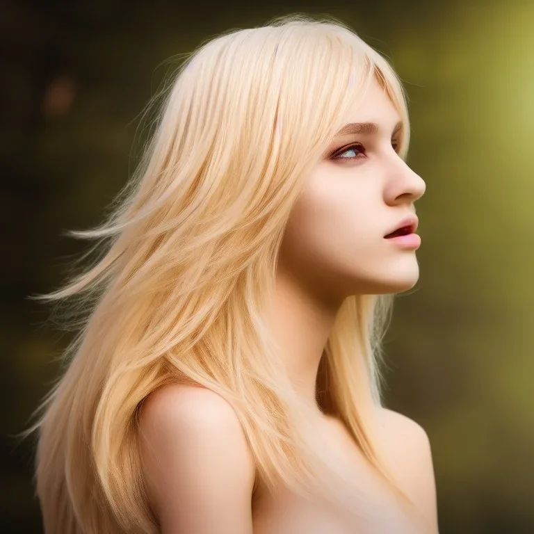 masterpiece, best quality, beautiful boy, beautiful girl, blond flutter hair, highly detailed body, sun light, 4K, RAW, depth of field, high contrast, realistic details, 150mm