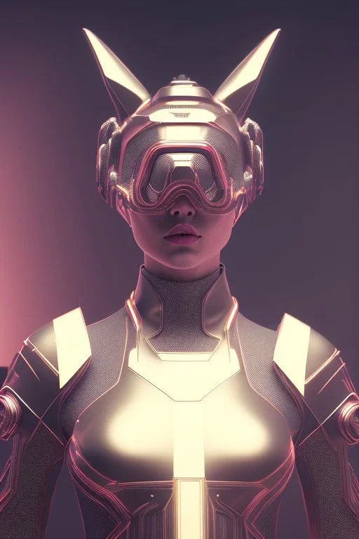 MCU Portrait, Front image, cyberpunk rabbit mask blonde woman, black pink color, latex dress, highly detailed, concept art, smooth, unreal engine 5, god rays, ray tracing, RTX, lumen lighting, ultra detail, volumetric lighting, 3d, finely drawn, high definition, high resolution.