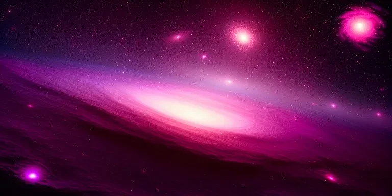 pink galaxy dreamscape