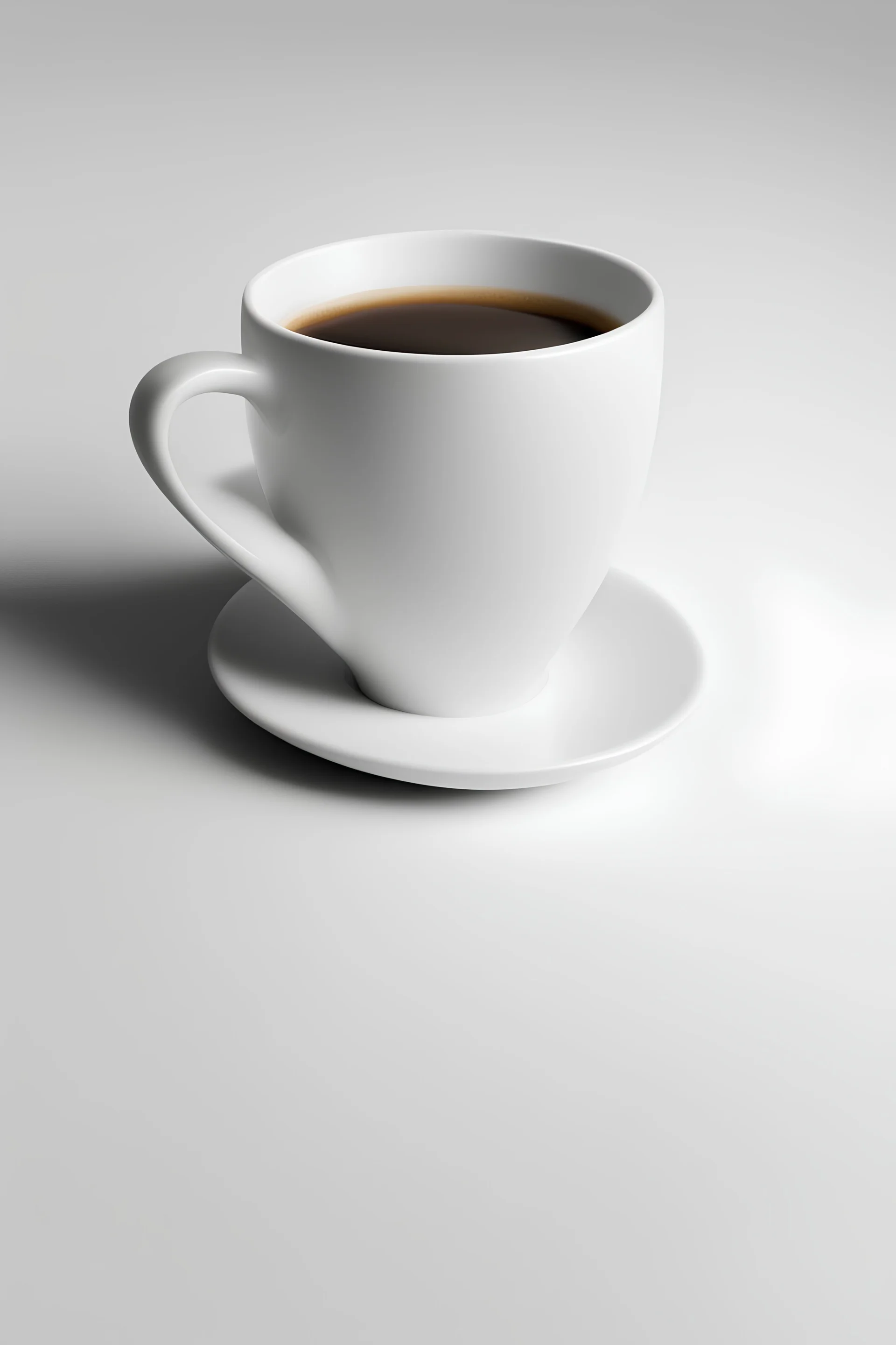 coffee cup on white background