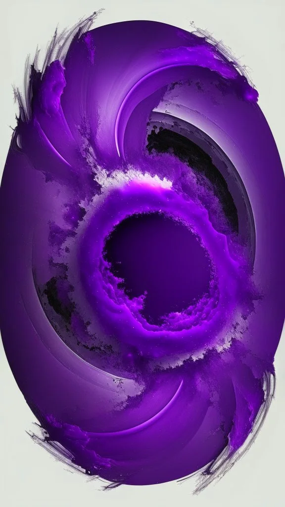 purple blast, circular shape