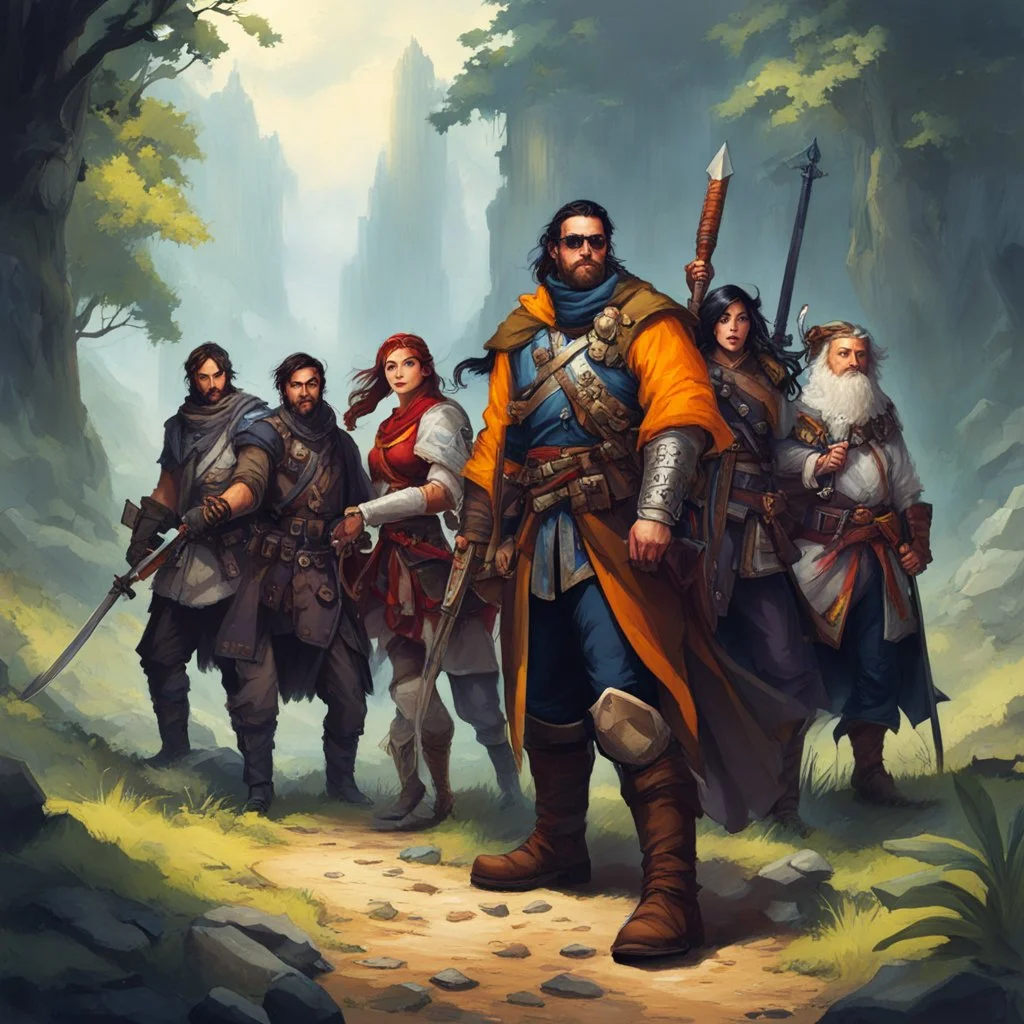 RPG group of Adventurers