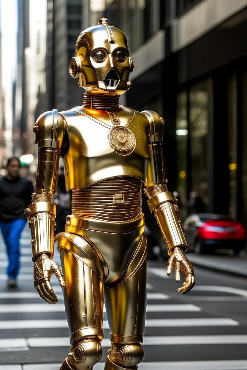 C3PO perdido en la gran ciudad