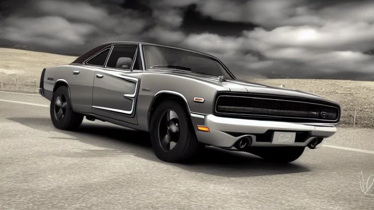 dodge charger G-class, Photorealistic,4k