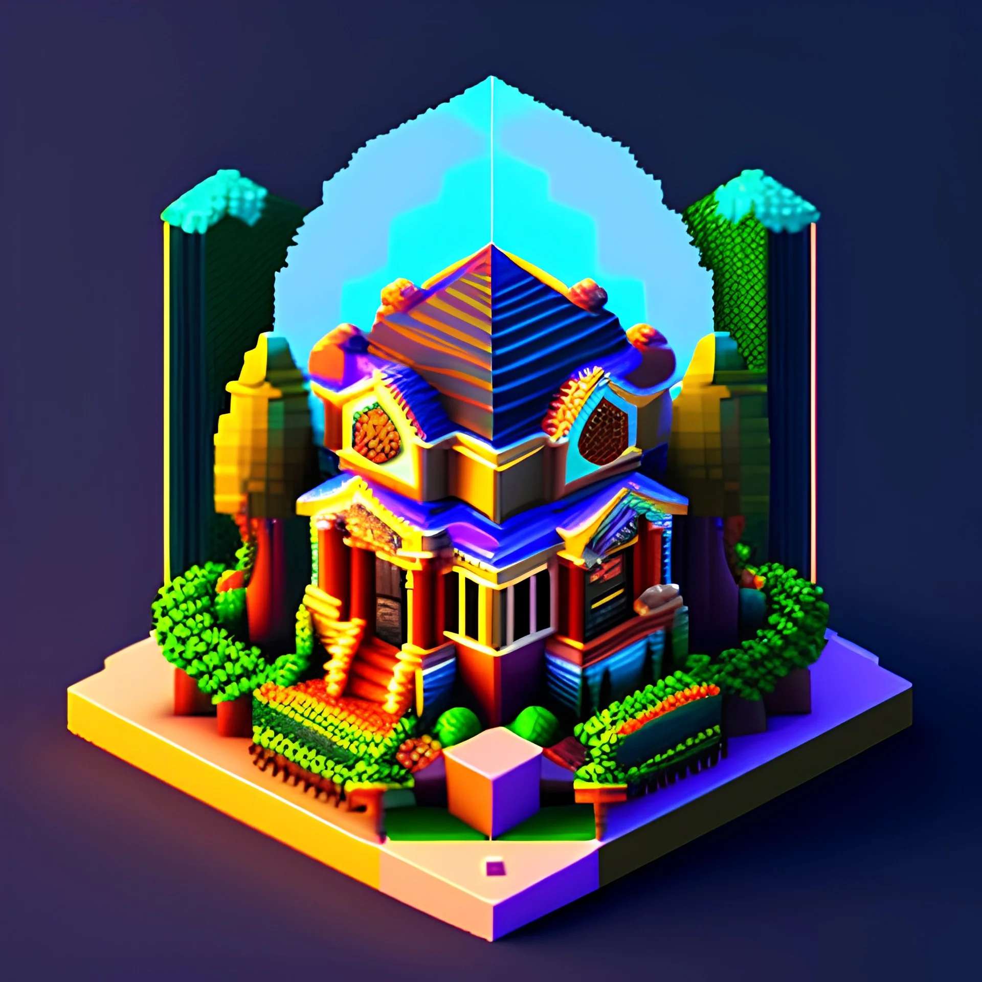 (((((3d pixel art nft style))))) ((( with a strong focus on the details))) ((((best quality, ultra-detailed, UHD 32k, vector illustration, nft character, trending on all NFT marketplaces, valued at a record-breaking price to purchase nft))))