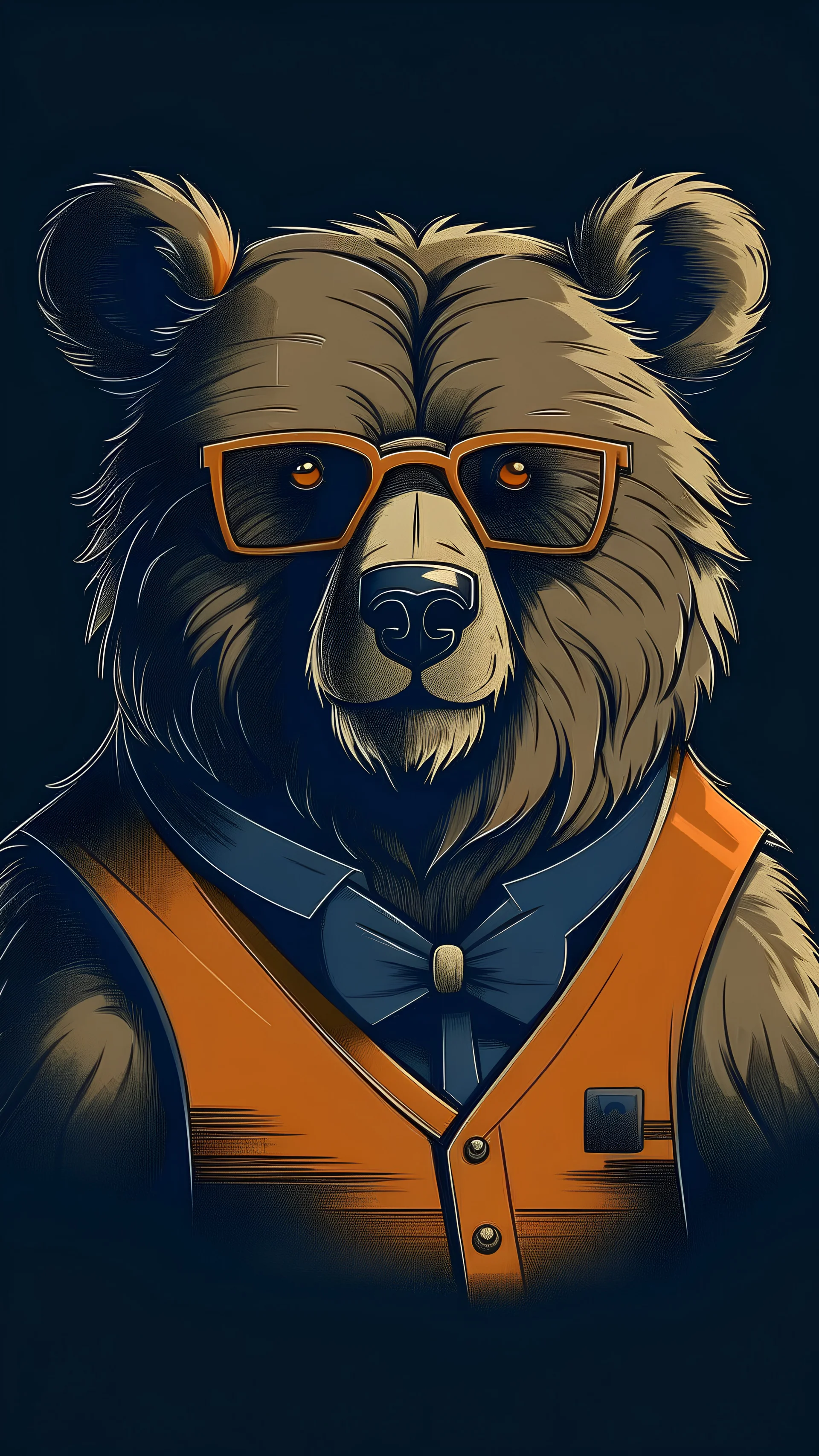 Nerd bear