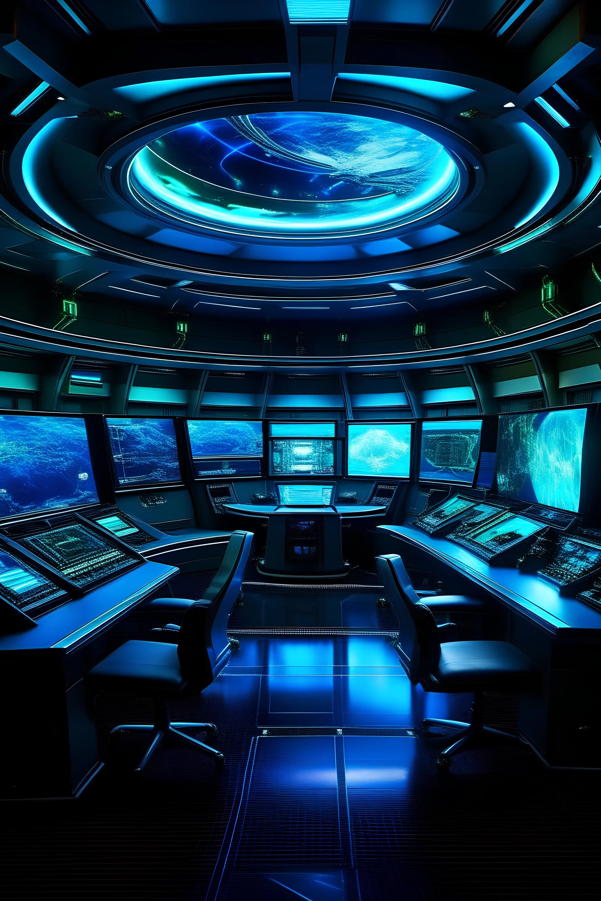 VIEW, space, subzone galaxy] [ SPACE - CONTROL ROOM - NIGHT] The control room of the COAT ship is bathed in the soft glow of holographic displays. NERO, a formidable and advanced robot, stands at the center, receiving his mission briefing from Beth. Beth (solemn) Nero, you are entrusted with the protection of the galaxy . There are threats and spies among its inhabitants. Fund the computer used to steal information about our trade secrets. You must root them out, ensure galaxies safety. NERO