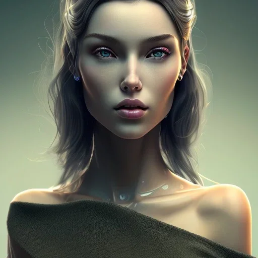 head and shoulders portrait of a women 8k resolution concept art portrait