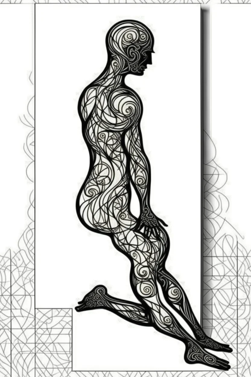 man wall art body