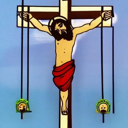 Hamster jesus crucifixion japanese