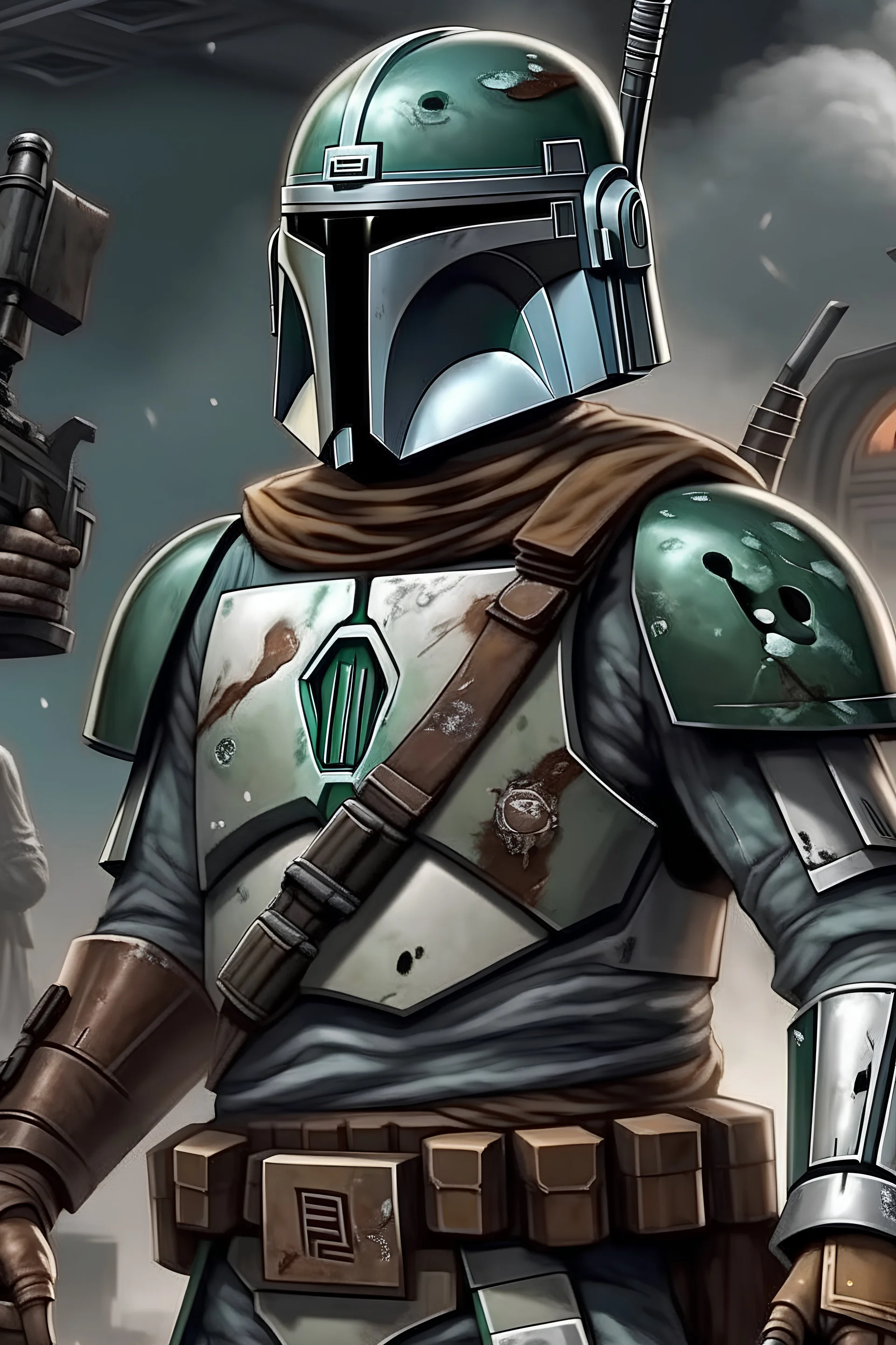Stormtrooper Piloto tie Bobba fett Garindan Han solo Jedi Mandaloriano Star wars